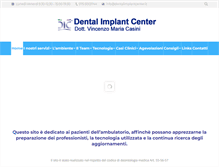 Tablet Screenshot of dentalimplantcenter.it
